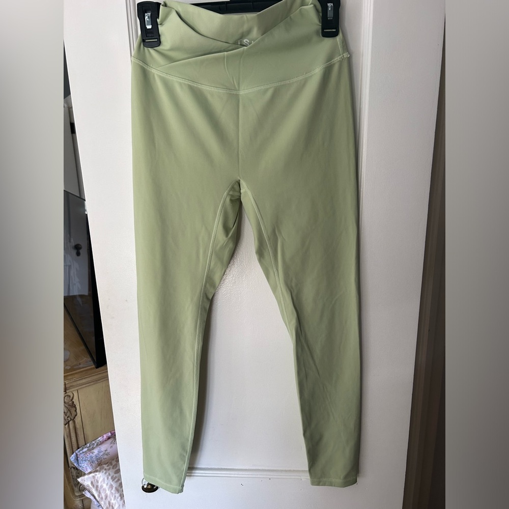 THE BABE COLLECTION Green Leggings High Waist Seamless